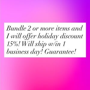 Holiday Discount Offer